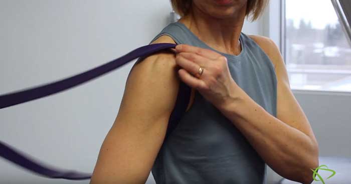 Shoulder Capsular stretches exercises for Edmonton athletes