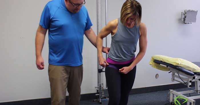 Hip Mobilization Exercises with Band by Pleasantview Physiotherapy